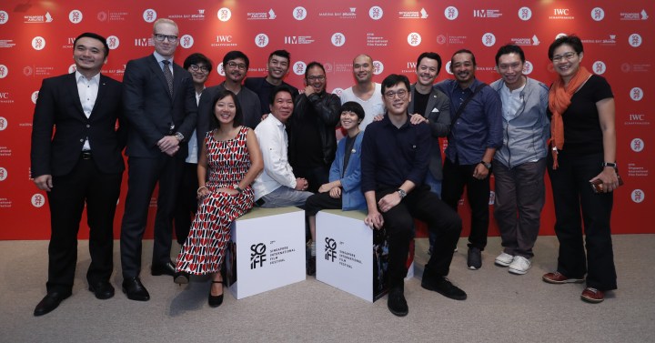Yuni Hadi and Zhang Wenjie with Partners and Singapore filmmakers at the 27th SGIFF Media Conference.JPG