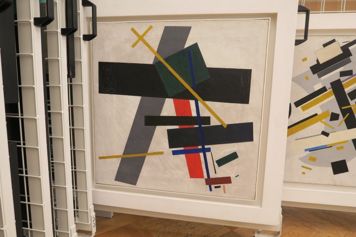 REVOLUTION Malevich. Suprematism 1915-16. Photograph © www.foxtrotfilms.com