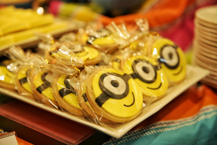 USS Despicable Me Breakout Party - Minion Cookie