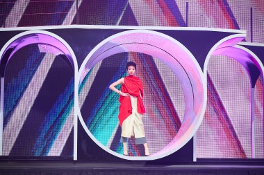 On stage at the WTA Finals Gala Dinner